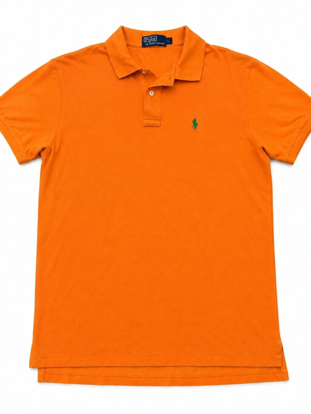 Polo by Ralph Lauren Orange Polo with Green Pony